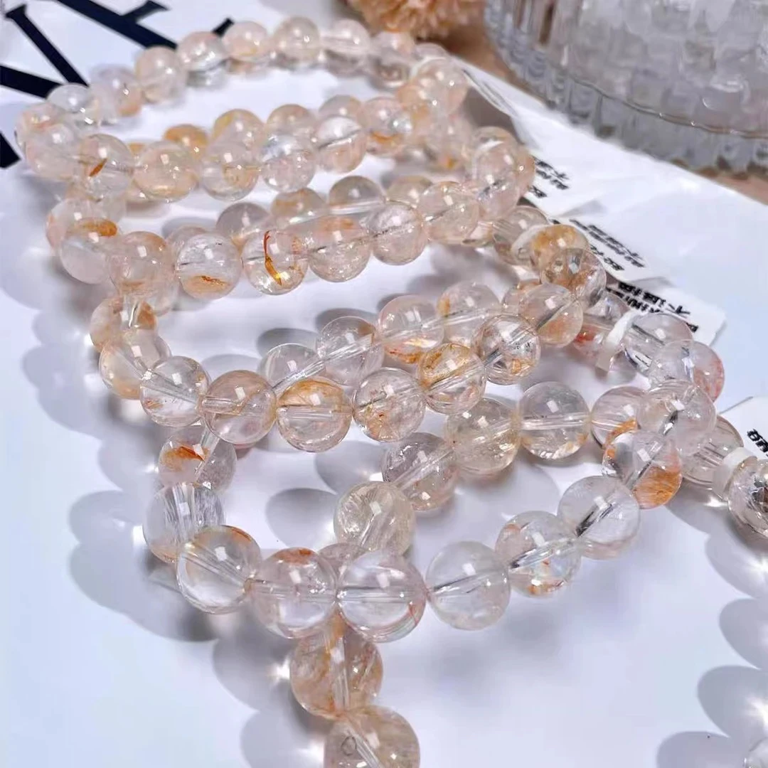 天然水晶喜马拉雅黄金骸骨手串时尚百搭多样性发一件