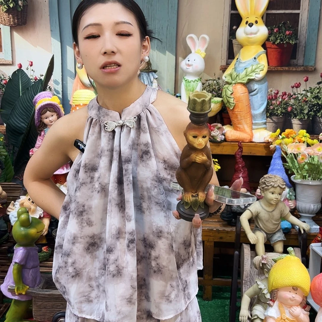 花园摆件红红火火