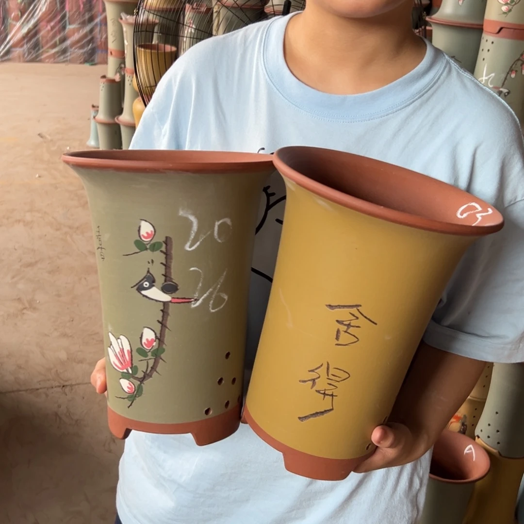 宜兴川阁紫砂花盆