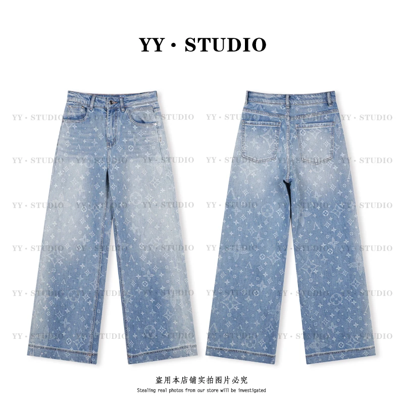 【YANYAN】春夏休闲百搭直筒裤牛仔裤YY-4049