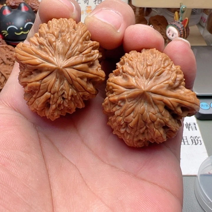 文玩核桃把件40尺暴雪一根筋