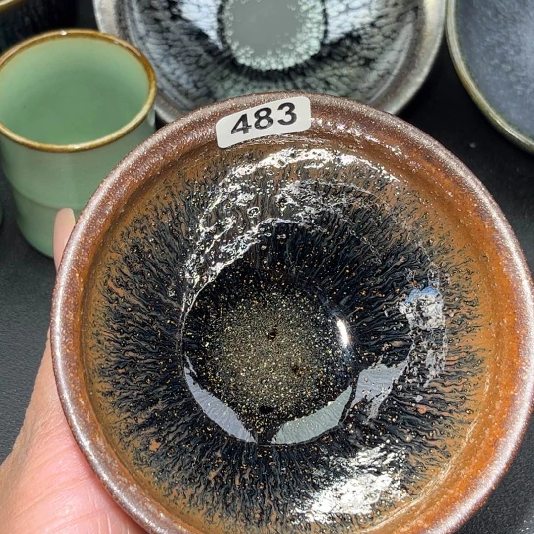 茶盏483 建盏单盏放大漏…………