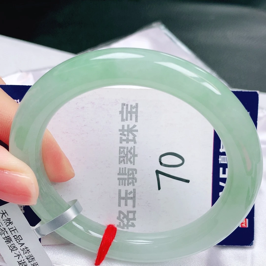 翡翠未镶嵌手镯缅甸天然a货翡翠手镯