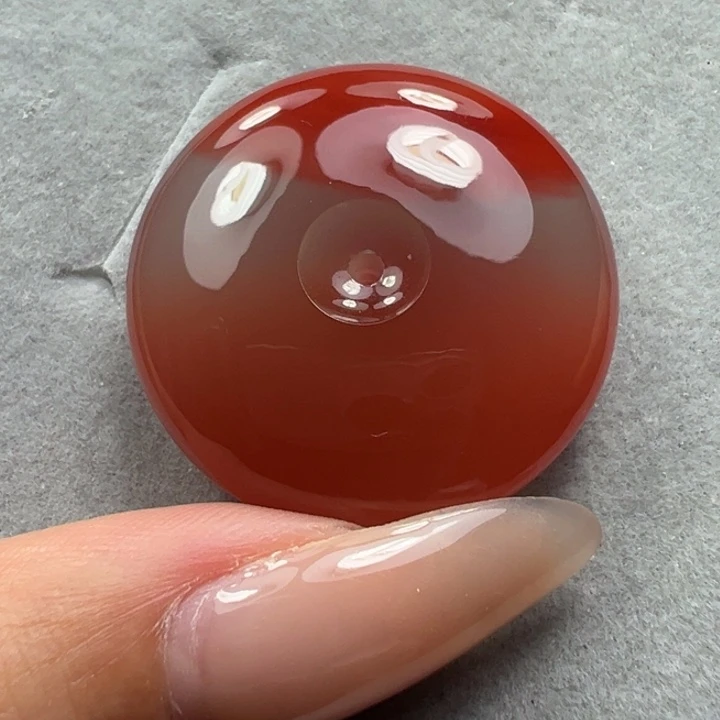 南红玛瑙未镶嵌平安扣