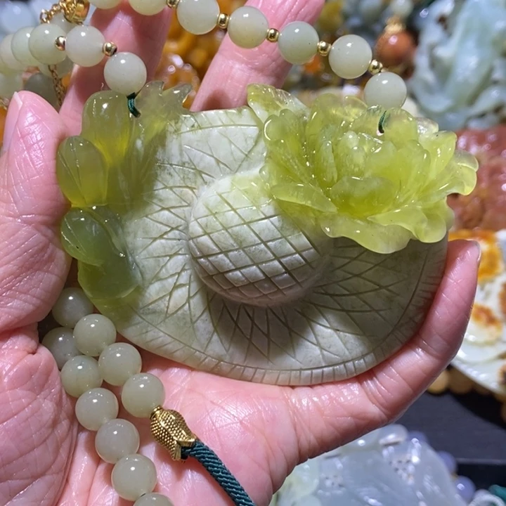 岫玉岫玉吊坠未镶嵌