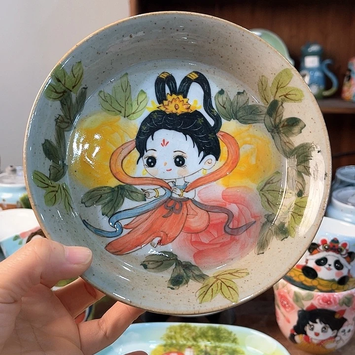 陶景德镇釉下手绘陶瓷