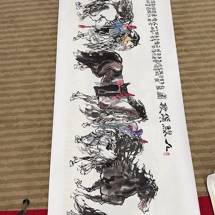 格***调国画花鸟的翅膀和翅膀是