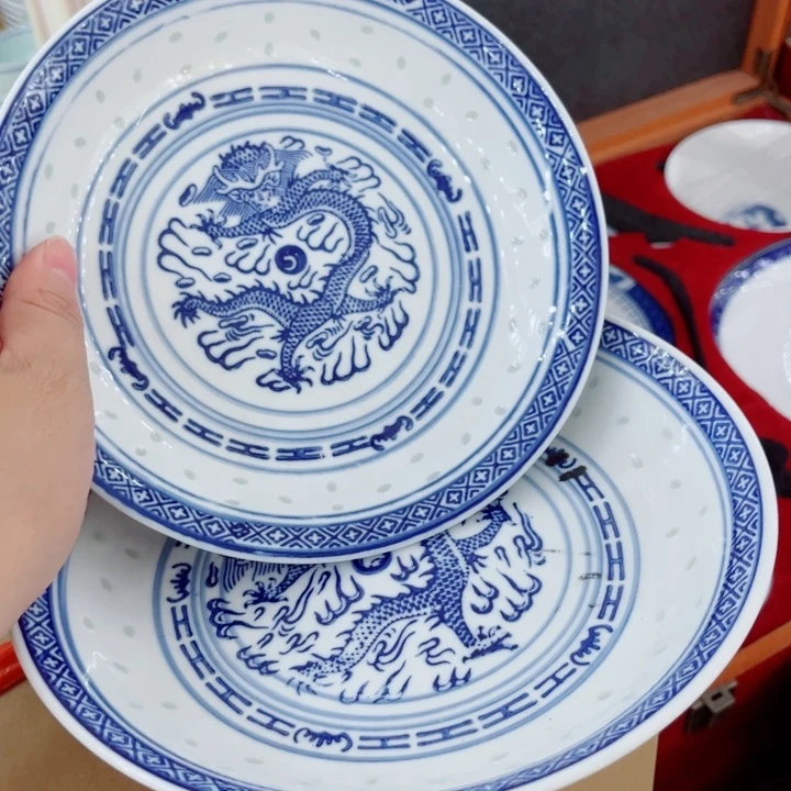 8寸窝盘龙纹5个7寸窝盘龙纹6个米*