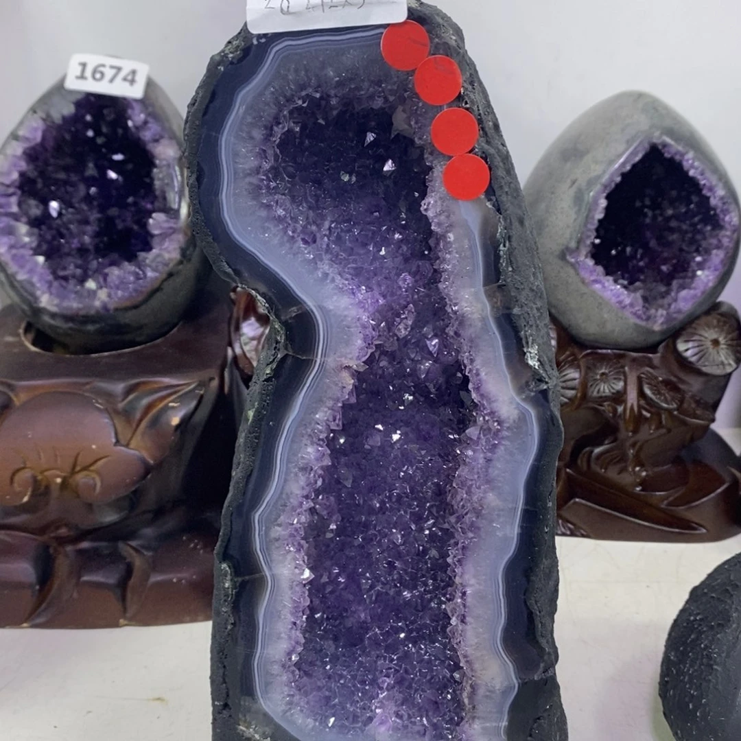 紫晶未镶嵌珠宝半成品560