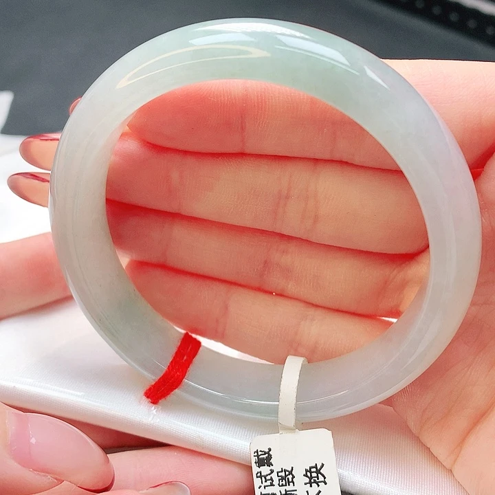 翡翠手镯未镶嵌57正圈