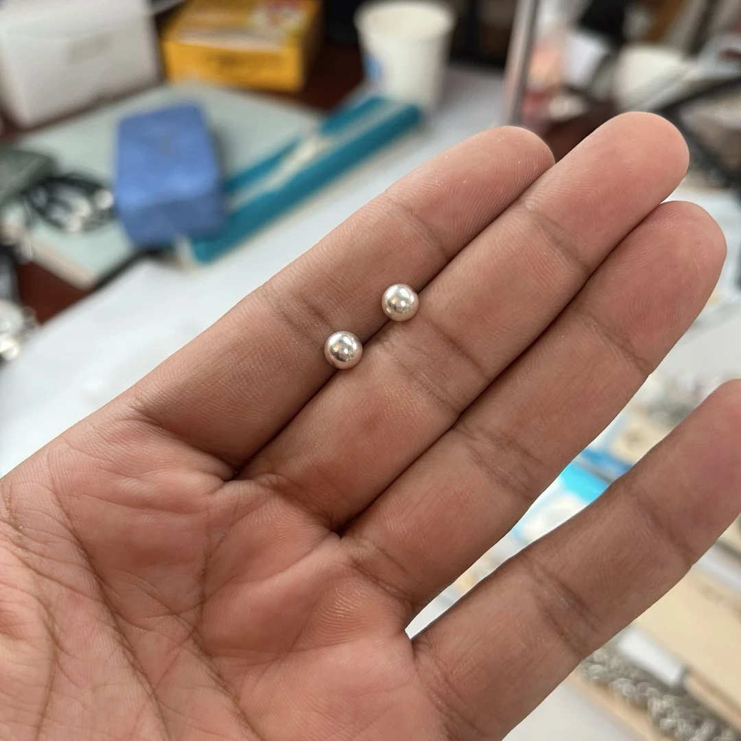 磁铁仿珍珠耳饰 爱敏首饰耳钉