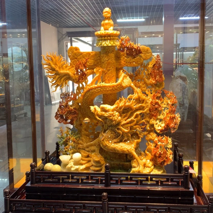 【闪购商品】蛇纹石玉未镶嵌摆件覆膜
