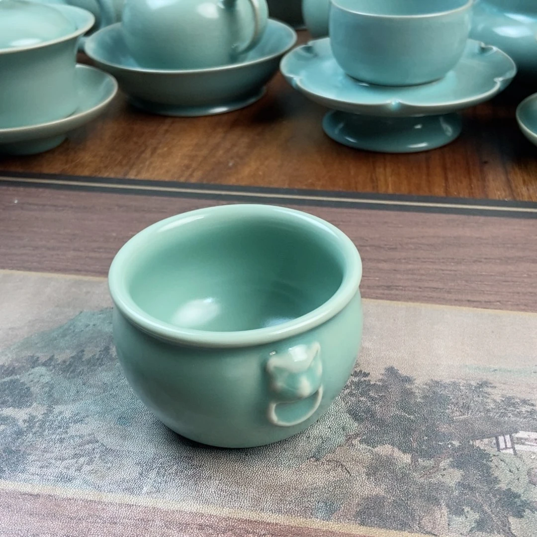 摆件原产地原矿汝瓷～茶器