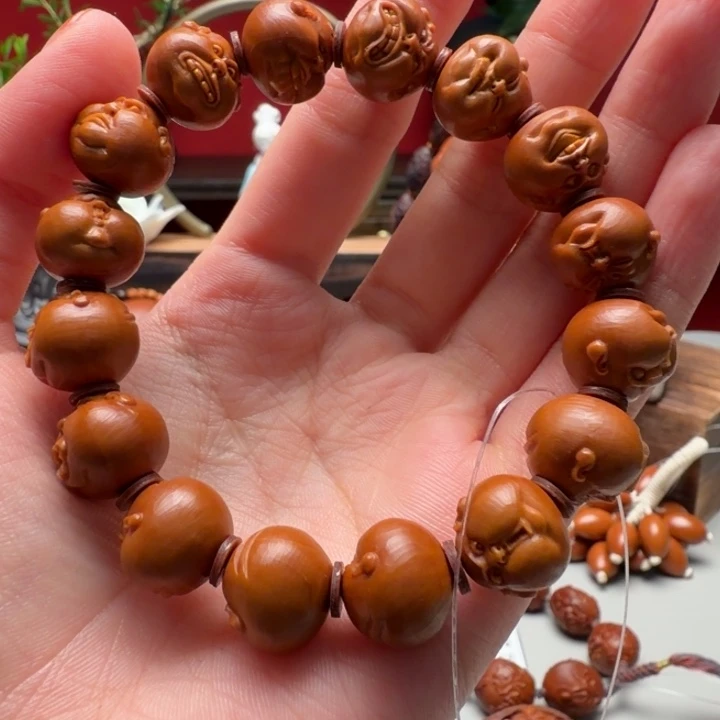 啊***給手串/手链橄榄核搞怪百态