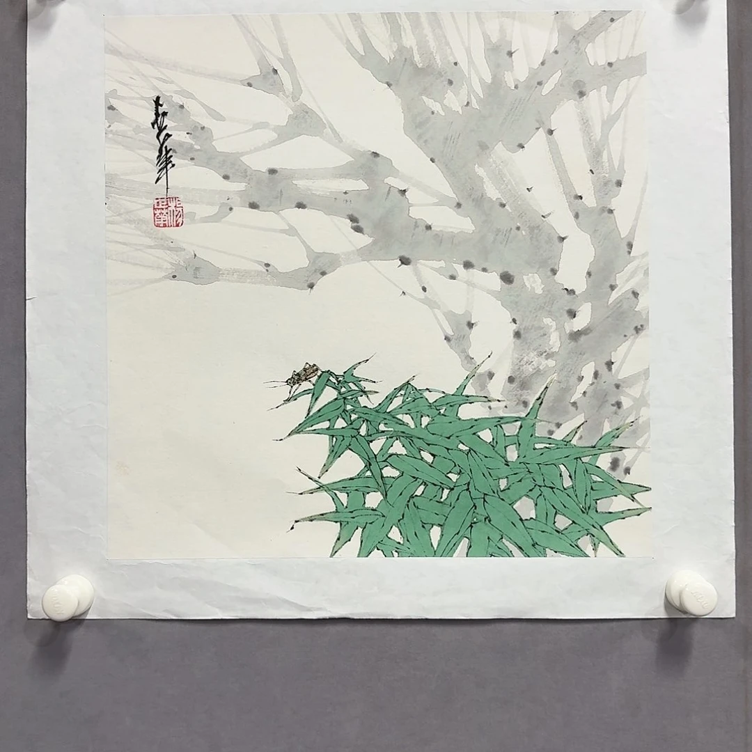 国画亲笔手绘放心去藏