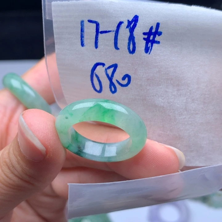 欧***店未镶嵌戒指翡翠戒圈