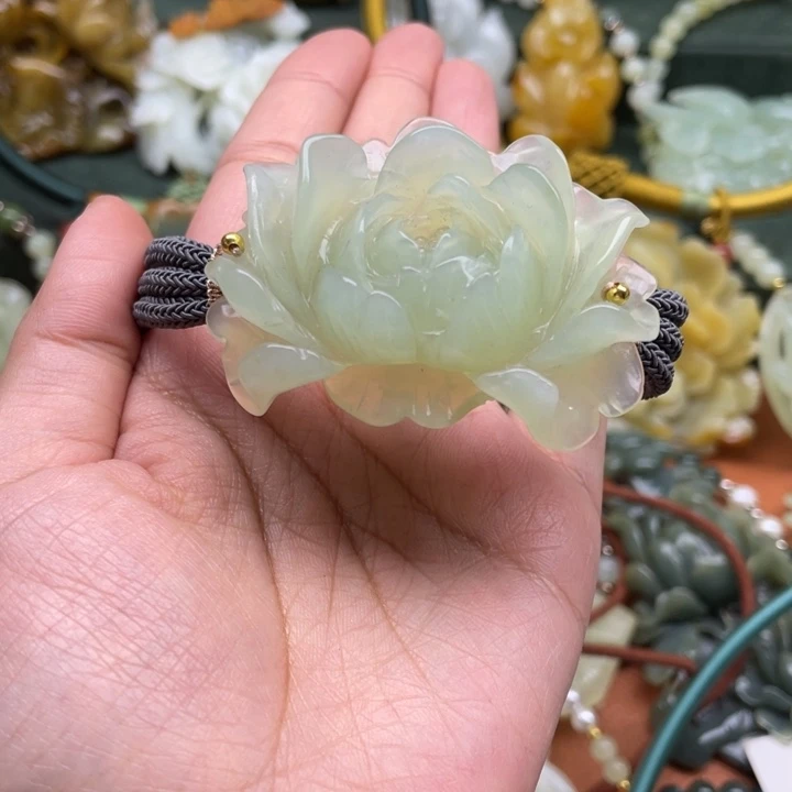 蛇纹石玉手牌合金