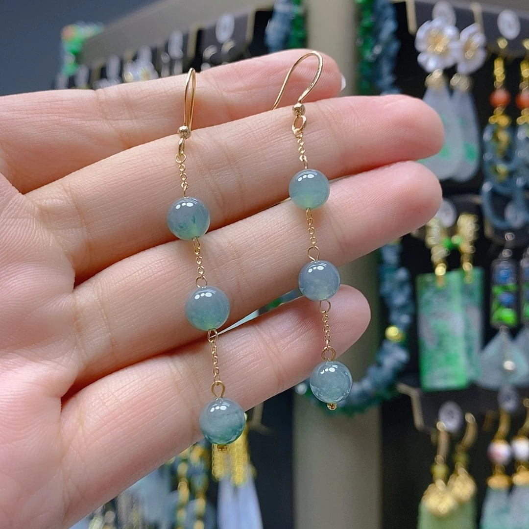 未镶嵌翡翠耳饰翡翠