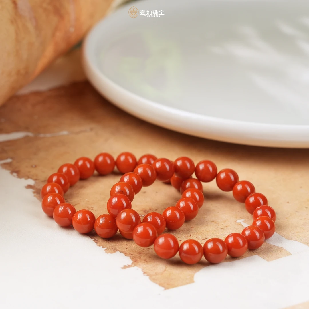 壹加｜手工设计款南红手串多样性发一0866XH