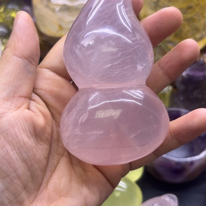 心***愈未镶嵌珠宝半成品水晶摆件