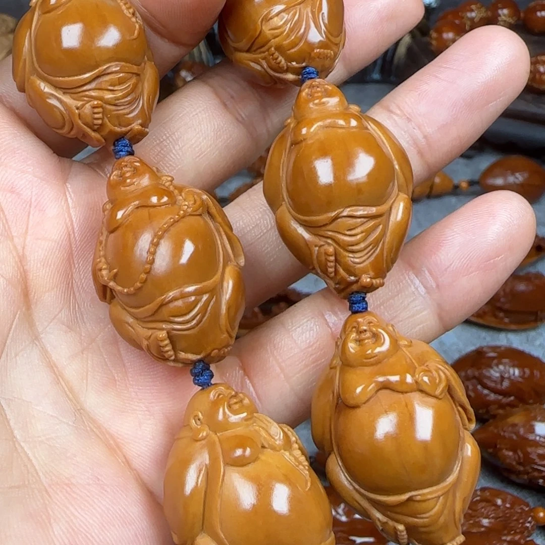 吊坠橄榄核油核大肚弥勒