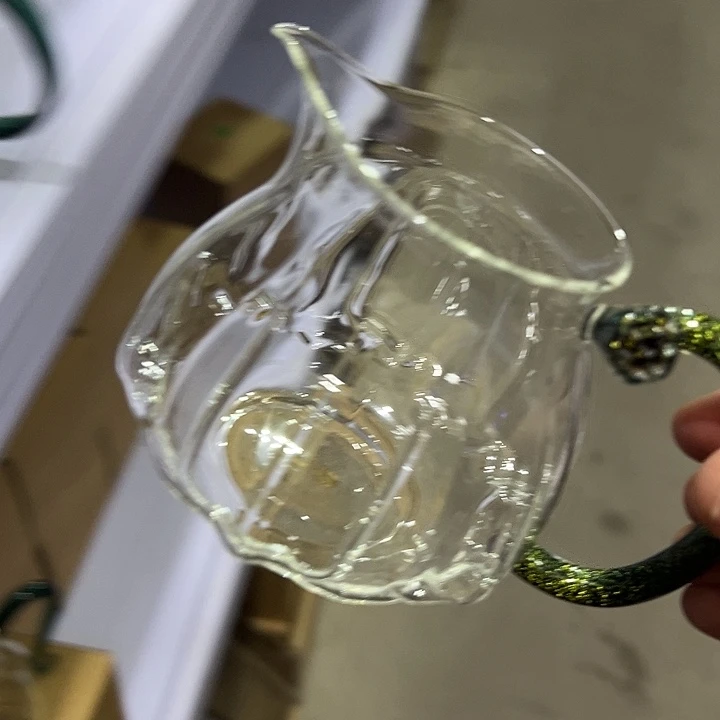 孤品 莲君公道杯 黑金