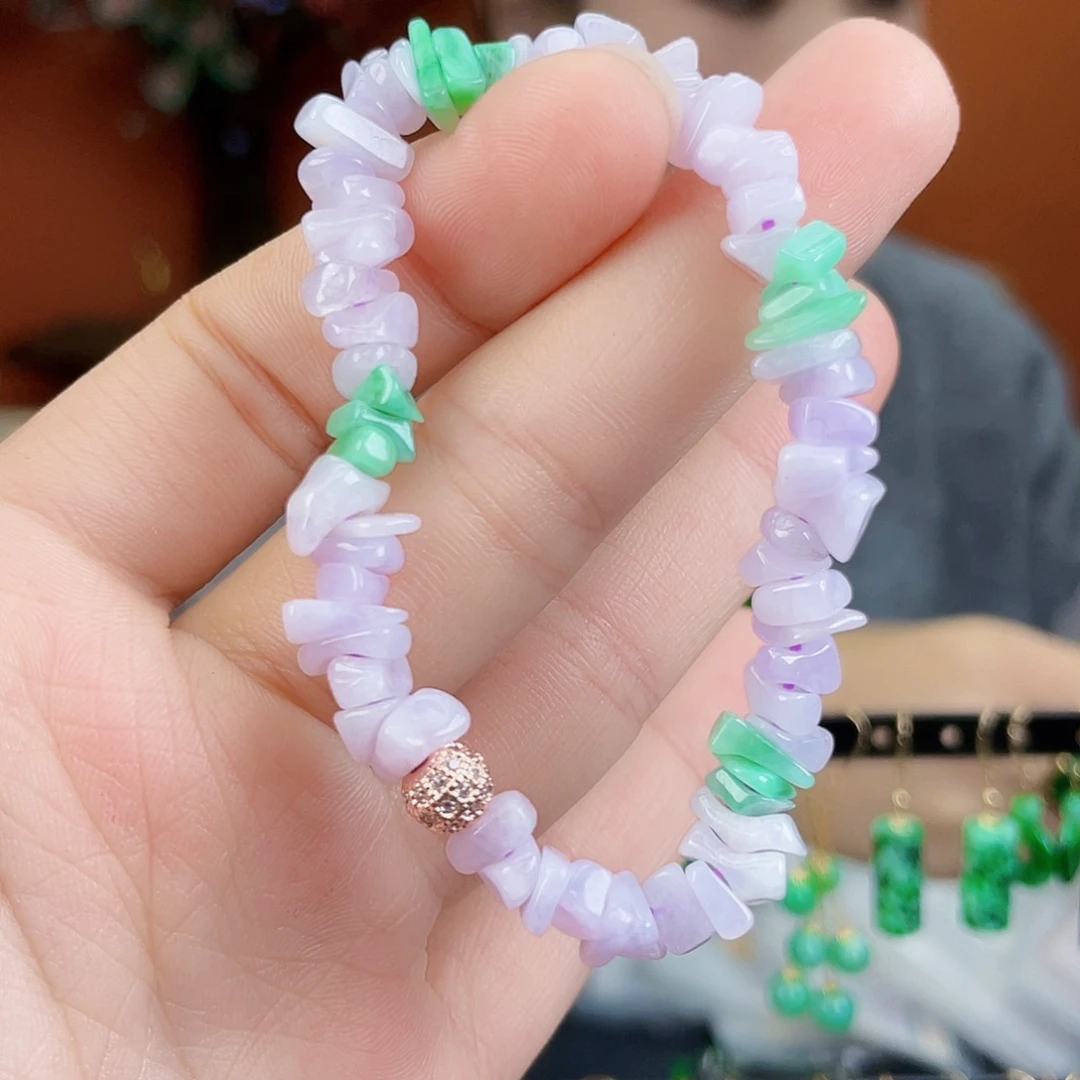 翡翠未镶嵌耳饰饰品