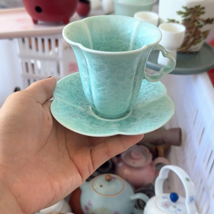 微瑕陶瓷陶瓷茶具茶杯茶壶