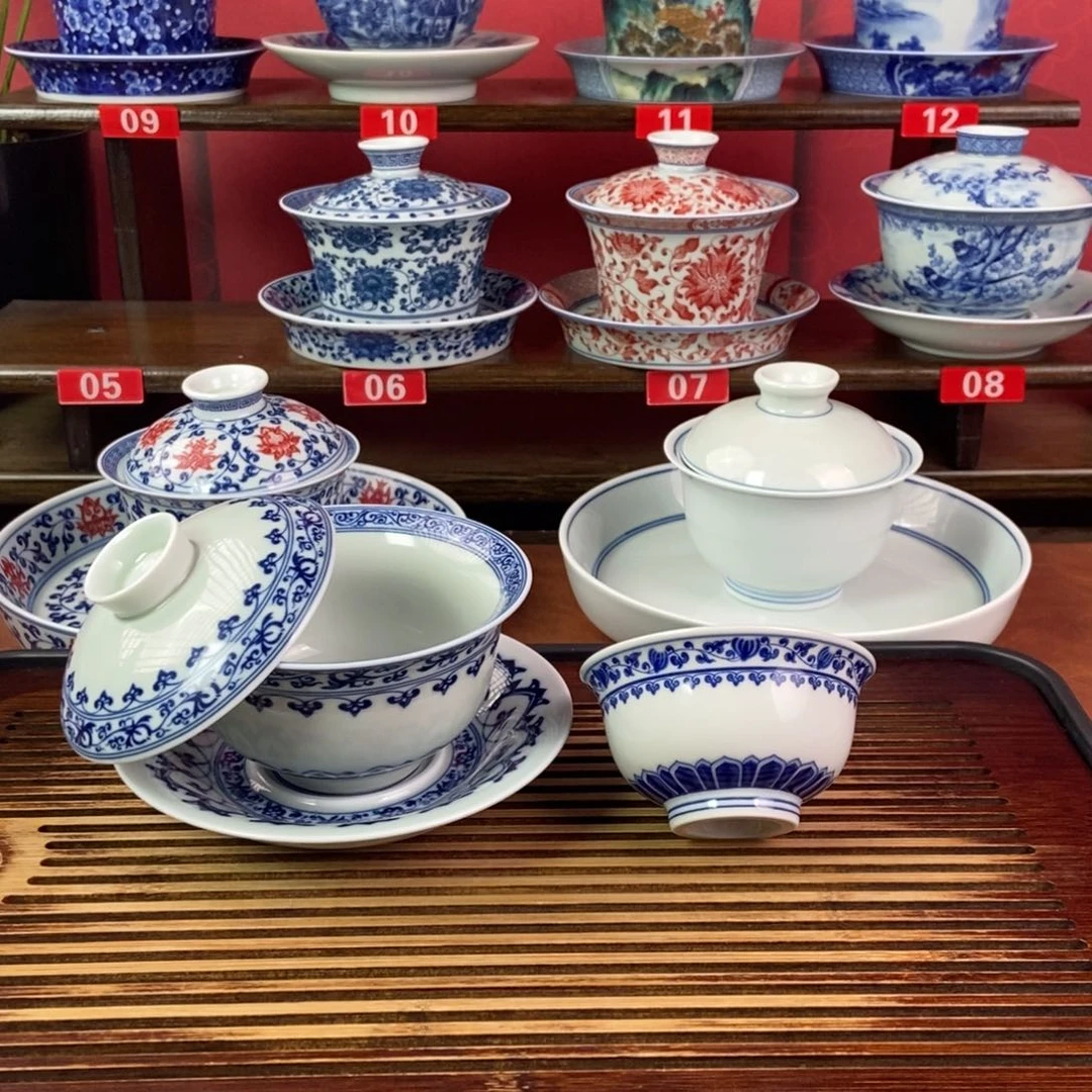 *****景德镇陶瓷小压手两件套