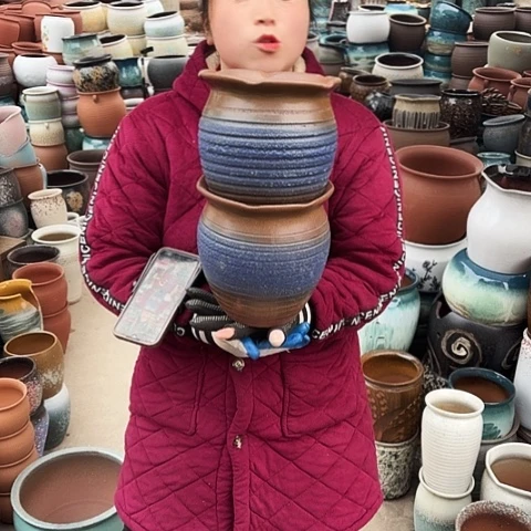 口19高20瑕疵盆子盆子