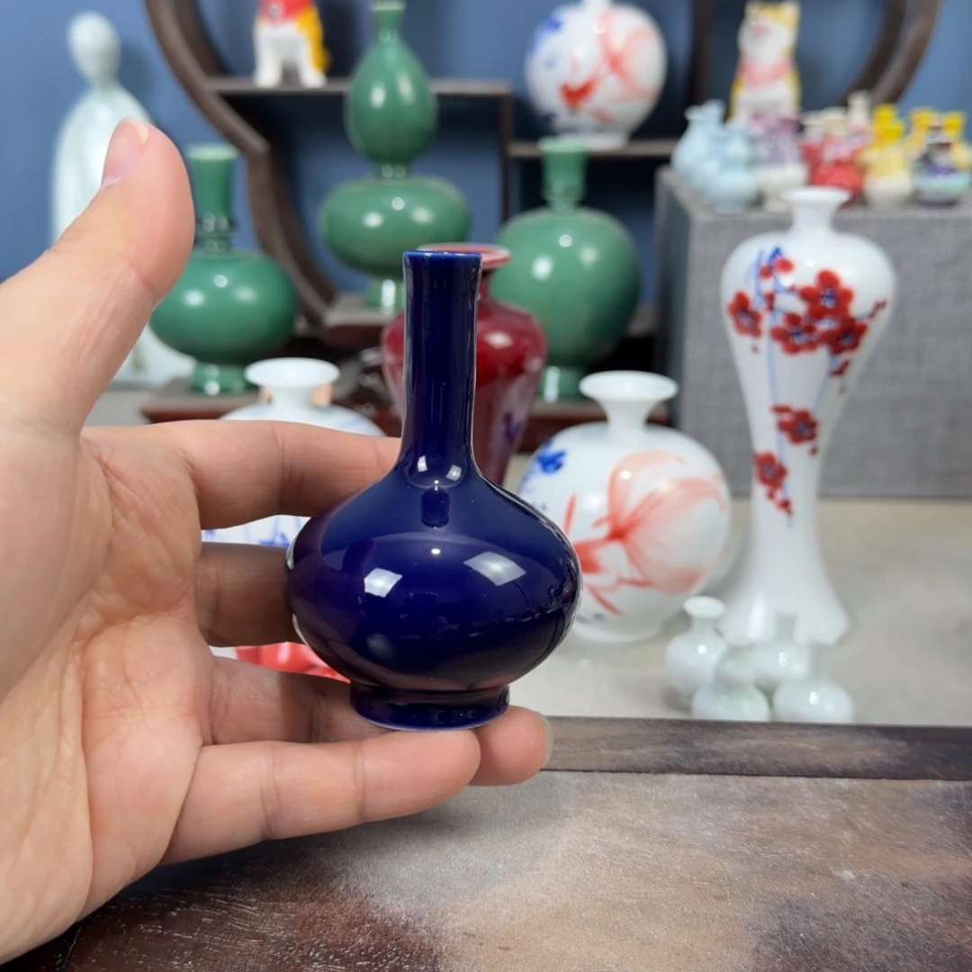 陶瓷手工小花器摆件