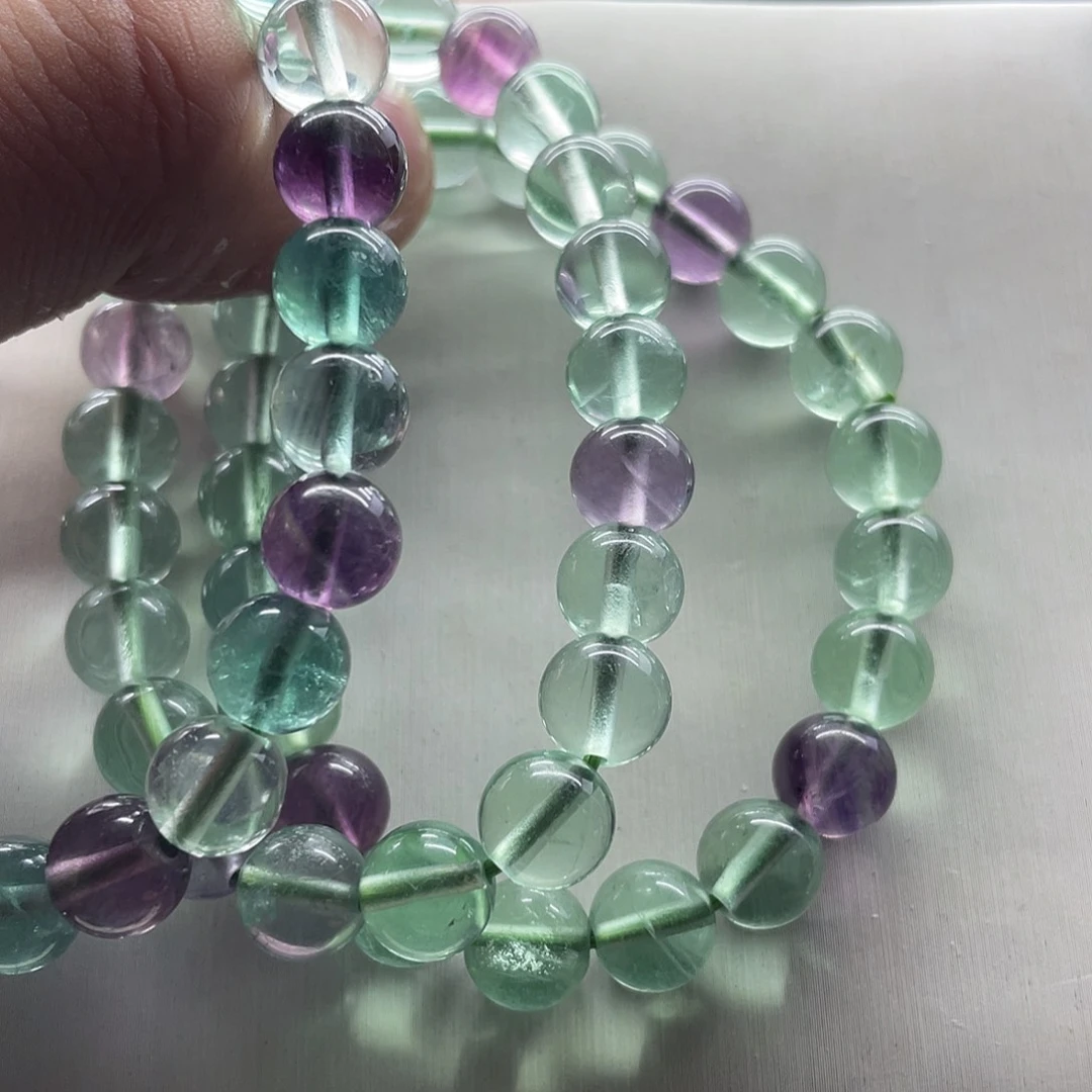 手串未镶嵌水晶原创萤石手串