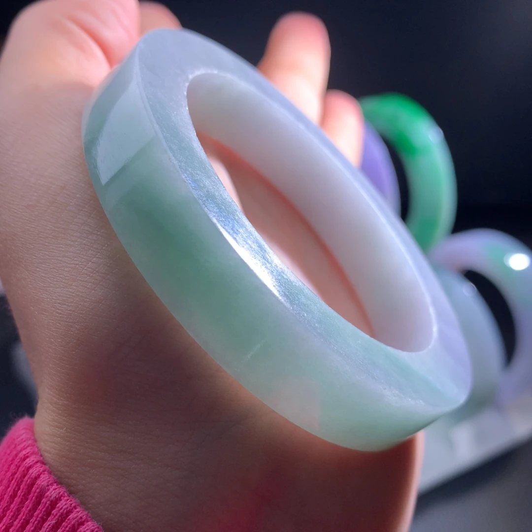 定制翡翠未镶嵌手镯福利镯54-58