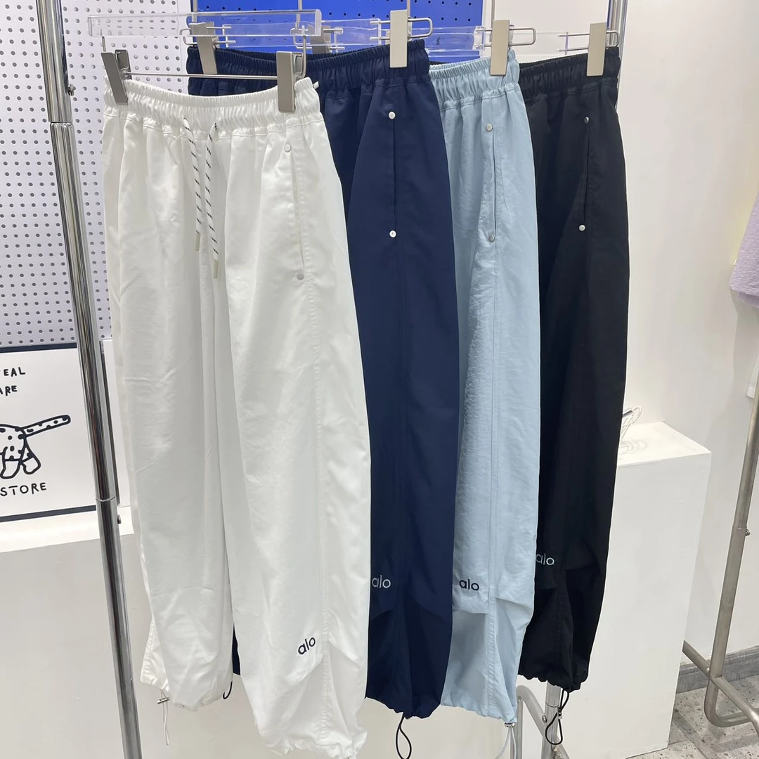 al*工装伞兵裤抽绳字母刺绣运动裤女春夏新款显瘦舒适FC69