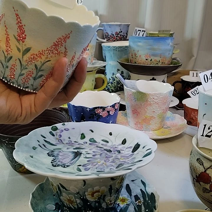 瓷杯子景德镇陶瓷釉下彩咖啡杯