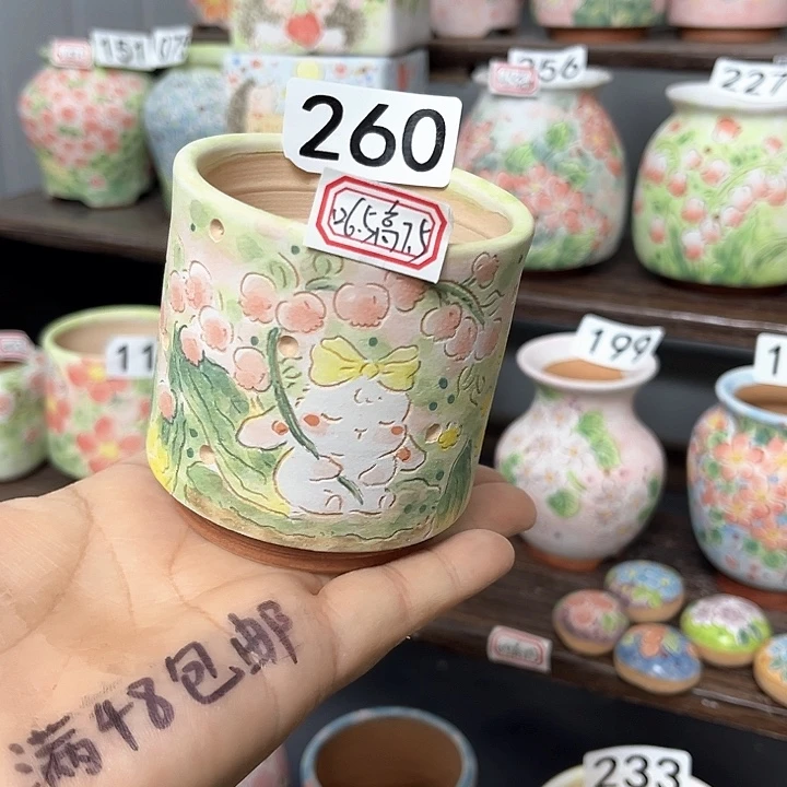 手工制作多肉花盆