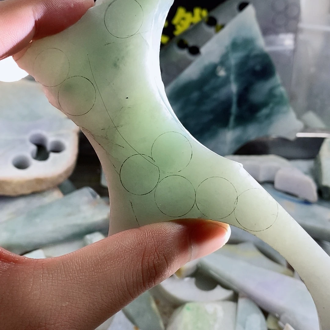 散珠翡翠天然缅甸翡翠a货9