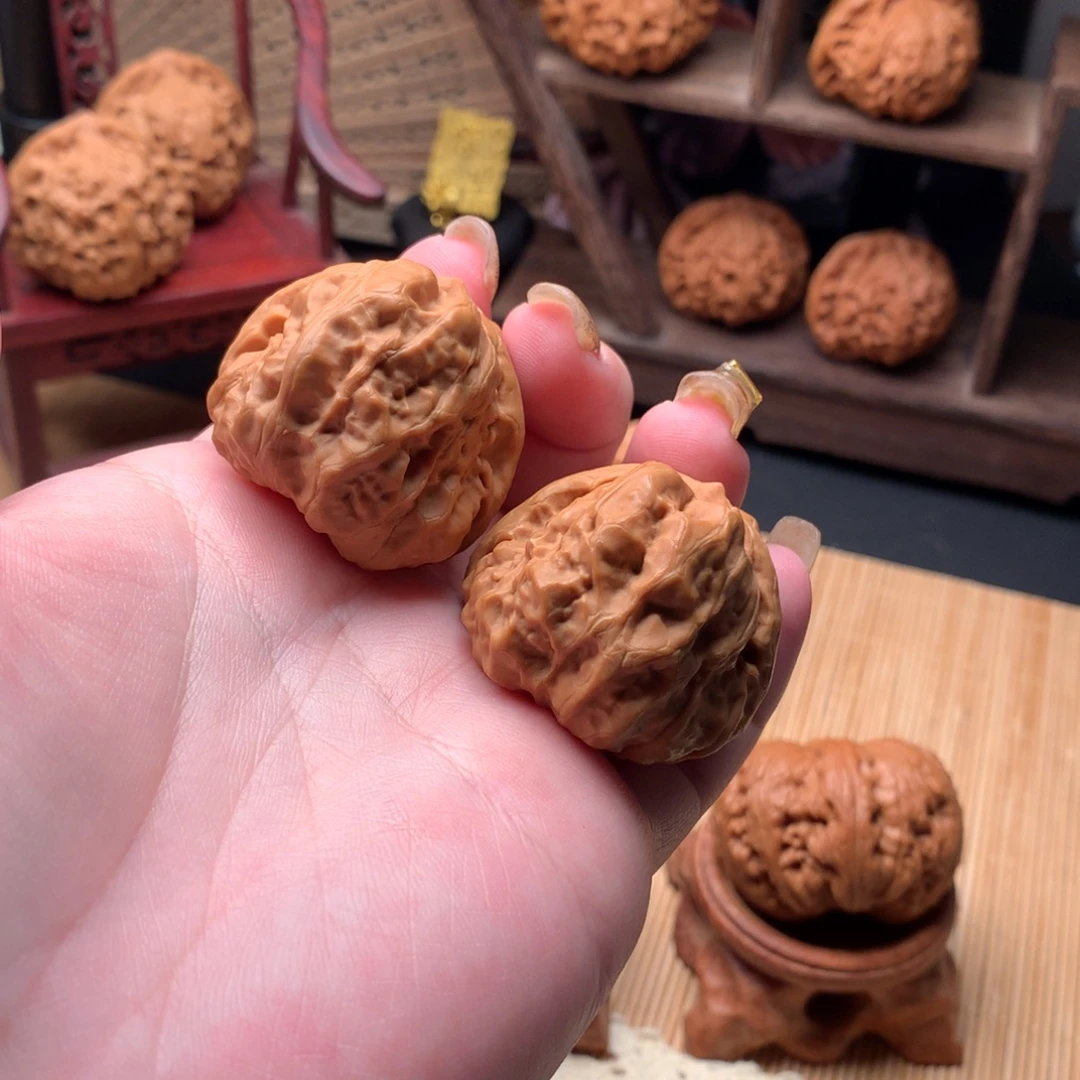 文玩核桃把件边37肚41蛙