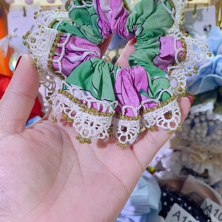 布艺非金属小发圈