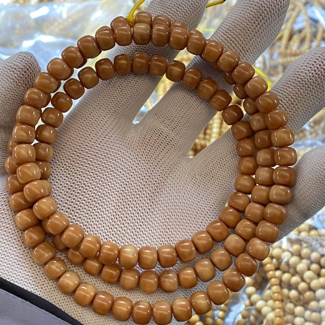 【佳哥严选】 J66285-龙脊菩提妖花玉化料多圈手串-8mm左右