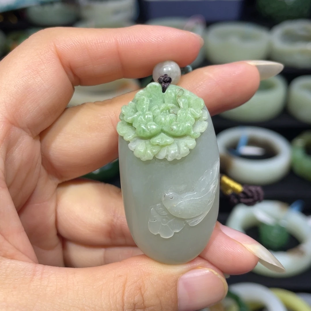 吊坠(不含链)未镶嵌和田玉