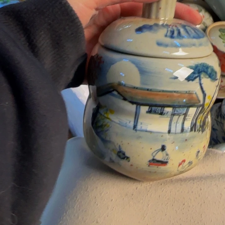 瓷片景德镇陶瓷手工手绘