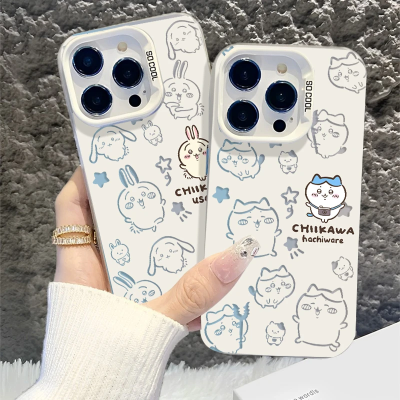chiikawa适用苹果16promax壳iPhone15plus吉伊卡哇14pm小八13mini