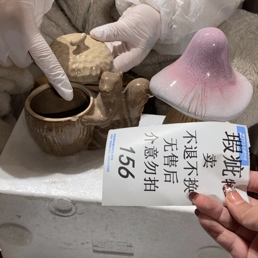 【闪购商品】摆件静*的陶瓷摆件瑕疵特卖