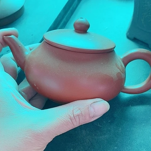 茶壶绿泥宜兴紫砂全手工制作