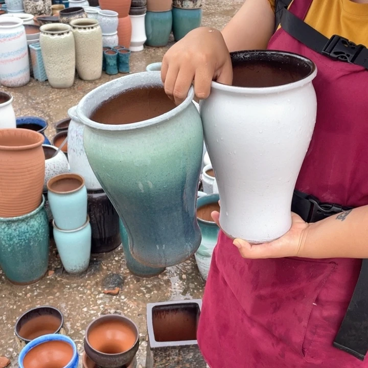 紫砂花盆口15高26正品正品