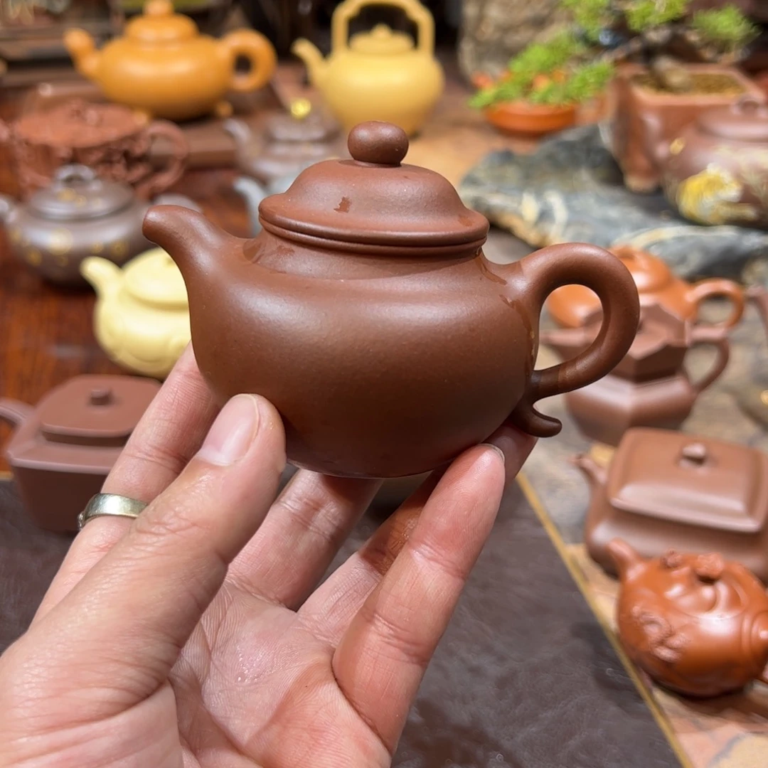 紫砂茶壶花*泽精工手工紫砂壶