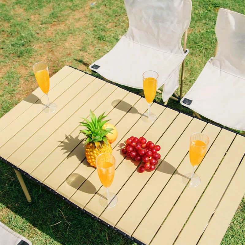 单独桌子户外折叠桌摆摊桌金属桌野餐桌露营桌收纳方便结实耐用