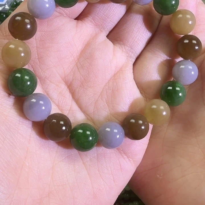 和田玉未镶嵌手链卡10多宝