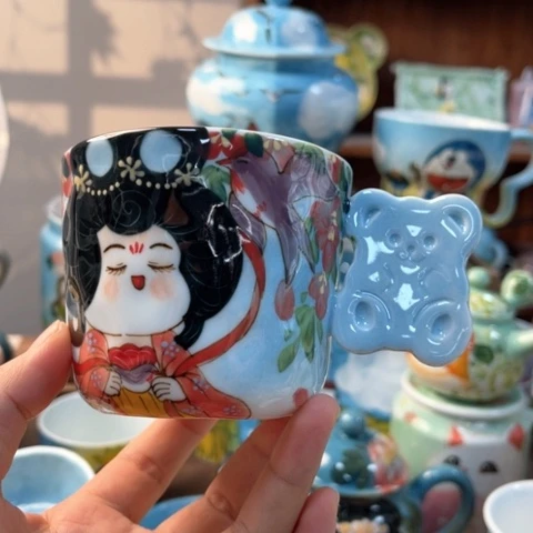 炉景德镇釉下手绘陶瓷